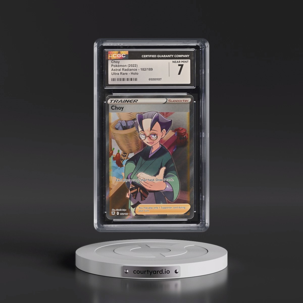 2022 Astral Radiance #182/189 Choy (CGC 7 NM)