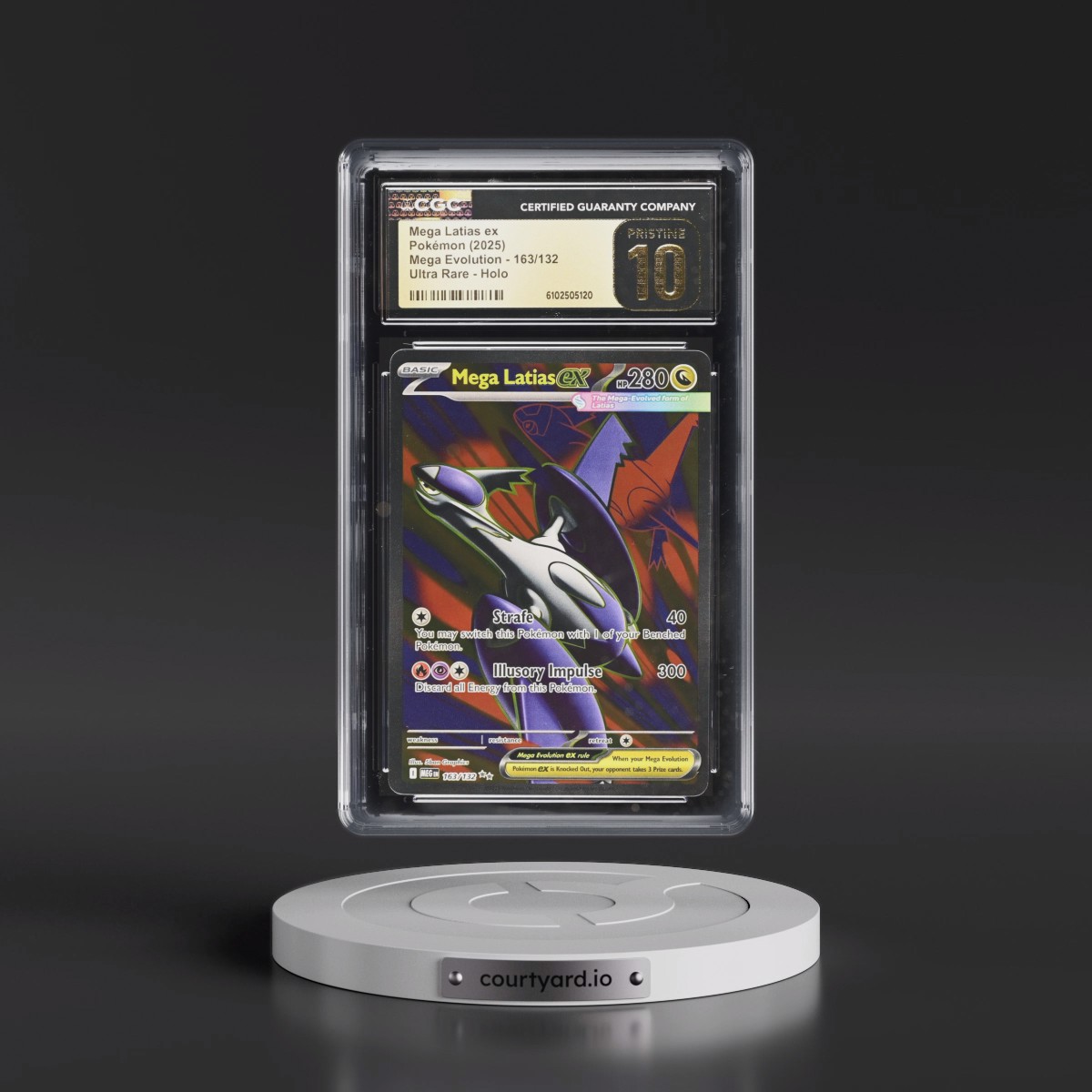 2025 Mega Evolution - MEG EN #163/132 Mega Latias ex - Ultra Rare Holo (CGC 10 PRISTINE)