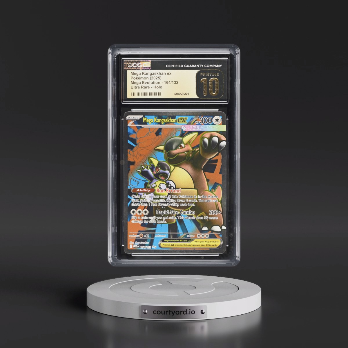 2025 Mega Evolution - MEG EN #164/132 Mega Kangaskhan ex - Ultra Rare Holo (CGC 10 PRISTINE)