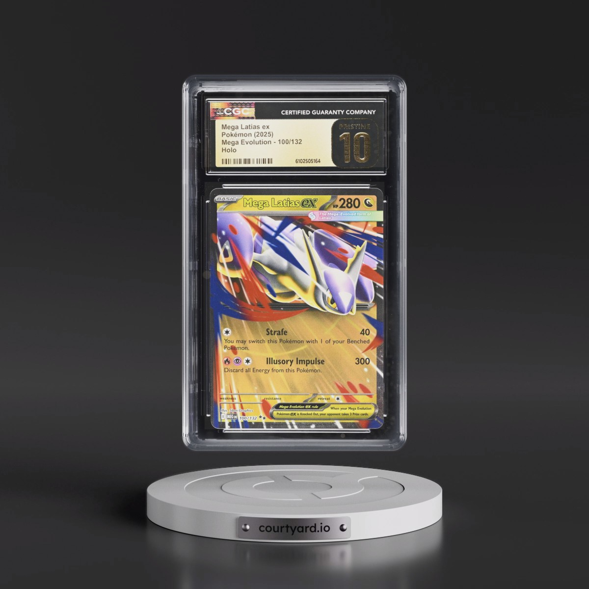 2025 Mega Evolution - MEG EN #100/132 Mega Latias ex - Holo (CGC 10 PRISTINE)