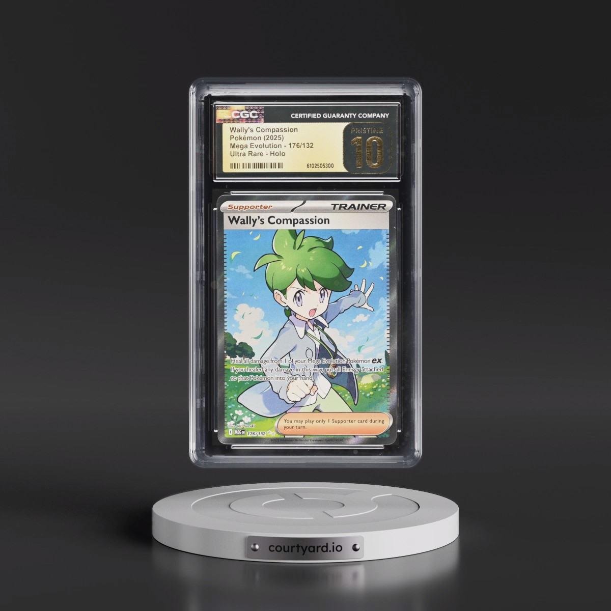 2025 Mega Evolution - MEG EN #176/132 Wally's Compassion - Ultra Rare Holo (CGC 10 PRISTINE)