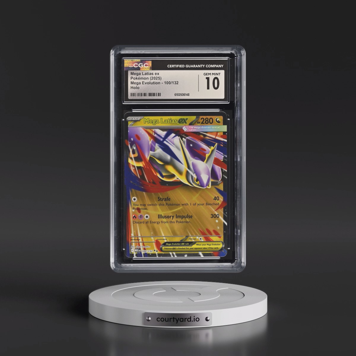 2025 Mega Evolution - MEG EN #100/132 Mega Latias ex - Holo (CGC 10 GEM MINT)