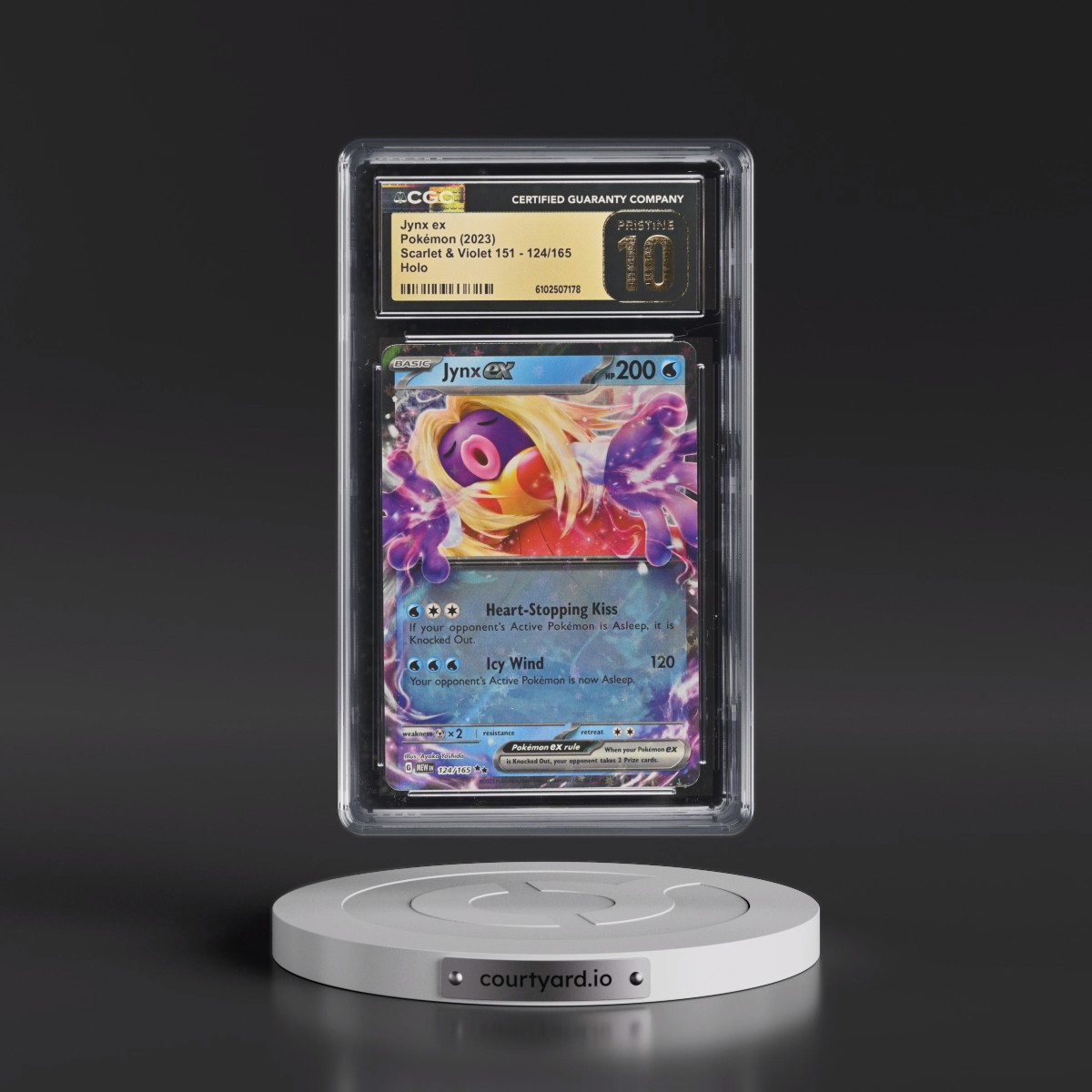2023 Scarlet & Violet 151 - MEW EN #124/165 Jynx ex - Holo (CGC 10 PRISTINE)