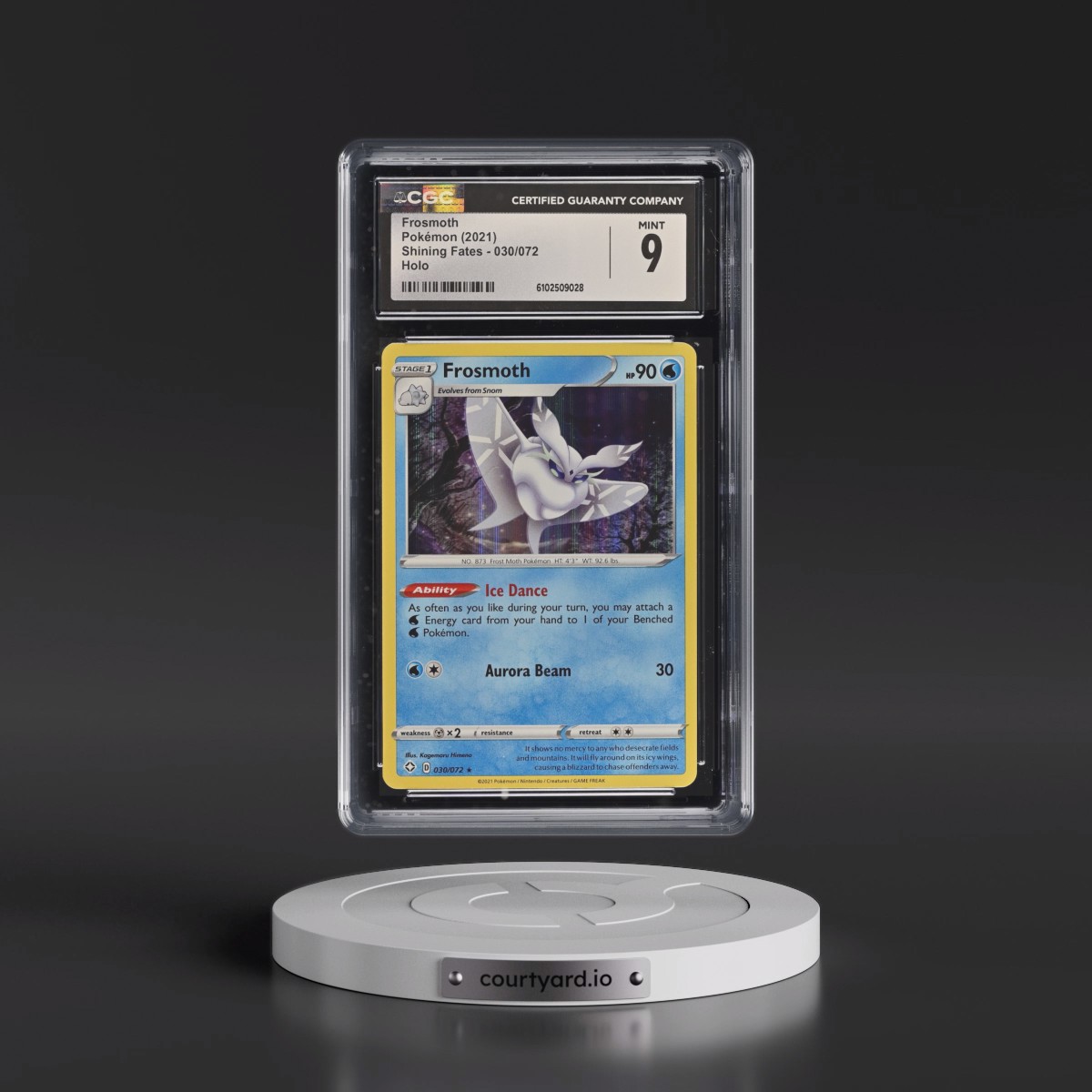 2021 Shining Fates #030/072 Frosmoth - Holo (CGC 9 MINT)