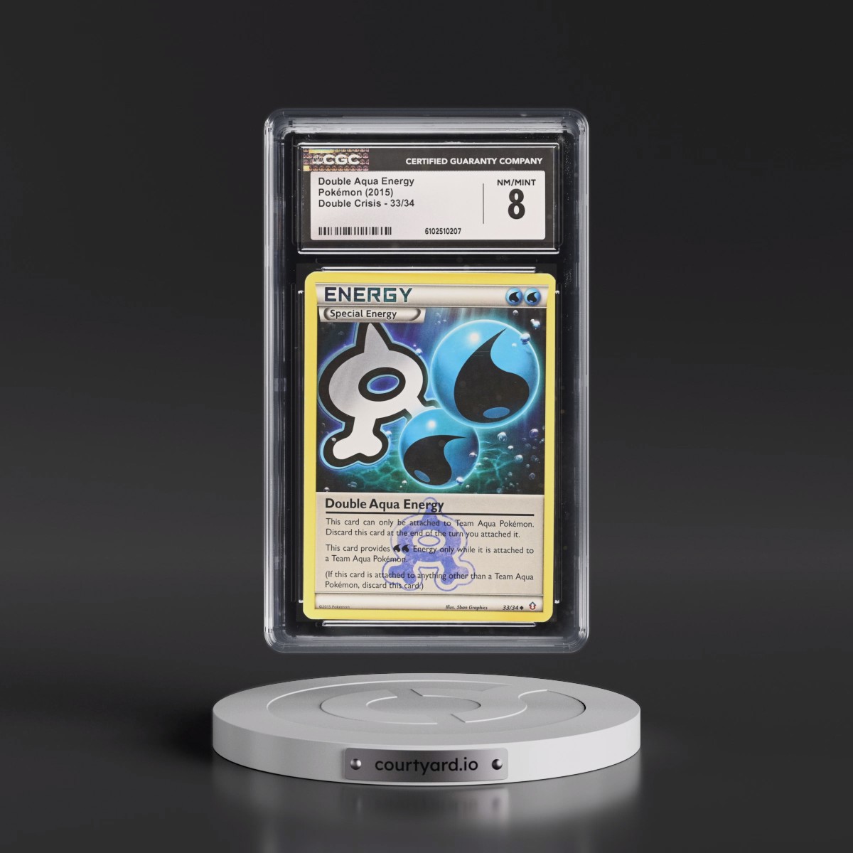 2015 Double Crisis #33/34 Double Aqua Energy (CGC 8 NM-MT)