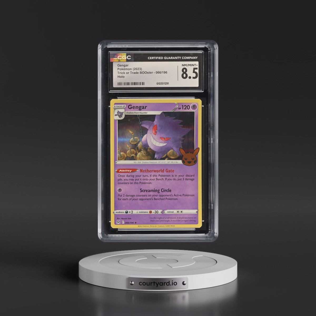 2023 Pokémon Trick or Trade #066 Gengar (CGC 8.5 NM-MT+)