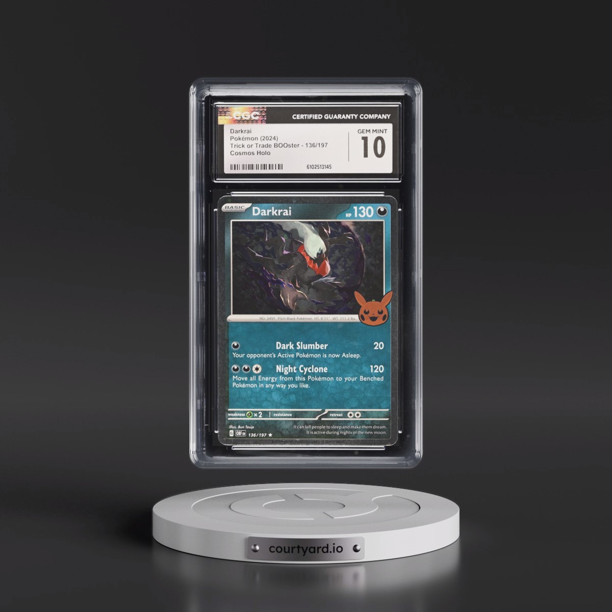 2024 Pokémon Trick or Trade #136 Darkrai (CGC 10 GEM MINT)