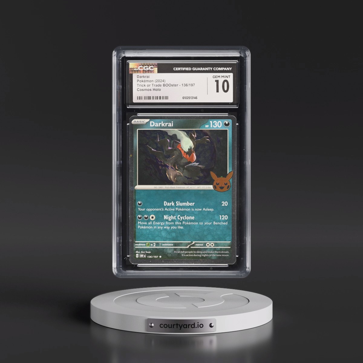 2024 Pokémon Trick or Trade #136 Darkrai (CGC 10 GEM MINT)