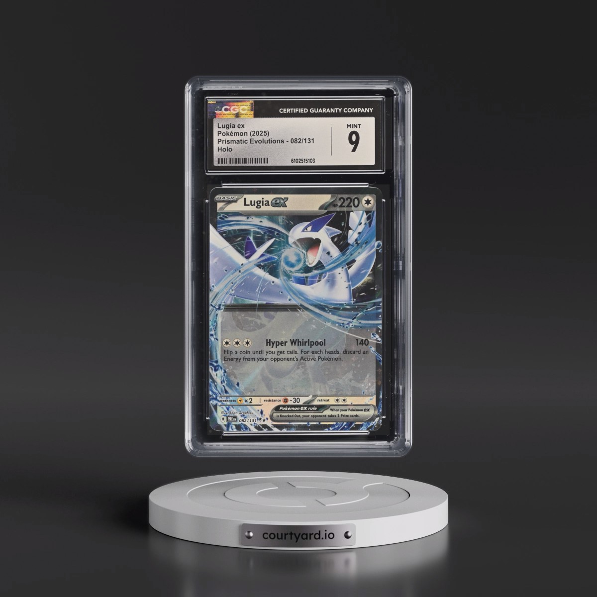 2025 Prismatic Evolutions - PRE EN #082/131 Lugia ex - Holo (CGC 9 MINT)