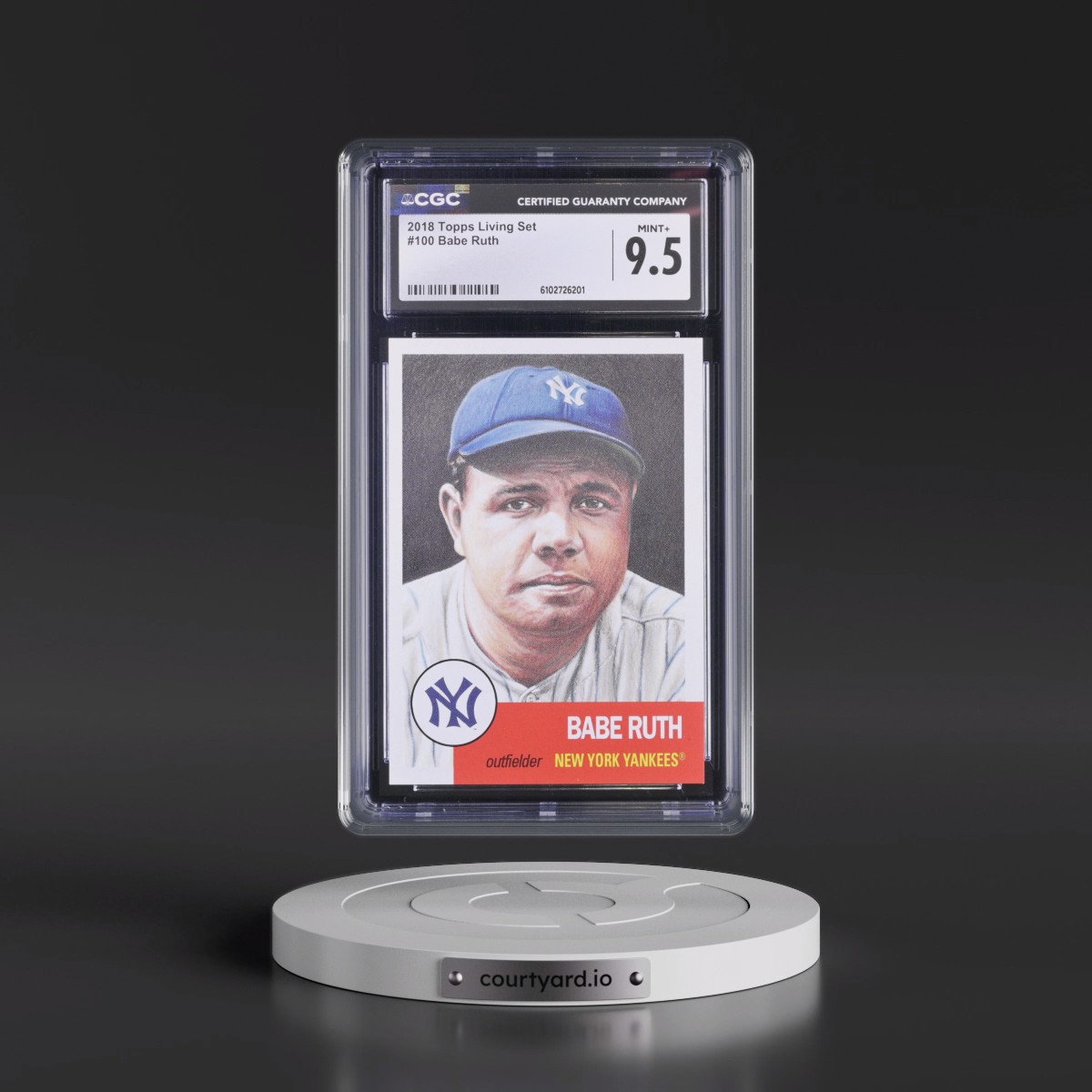 2018 Topps Living #100 Babe Ruth (CGC 9.5 MINT+)