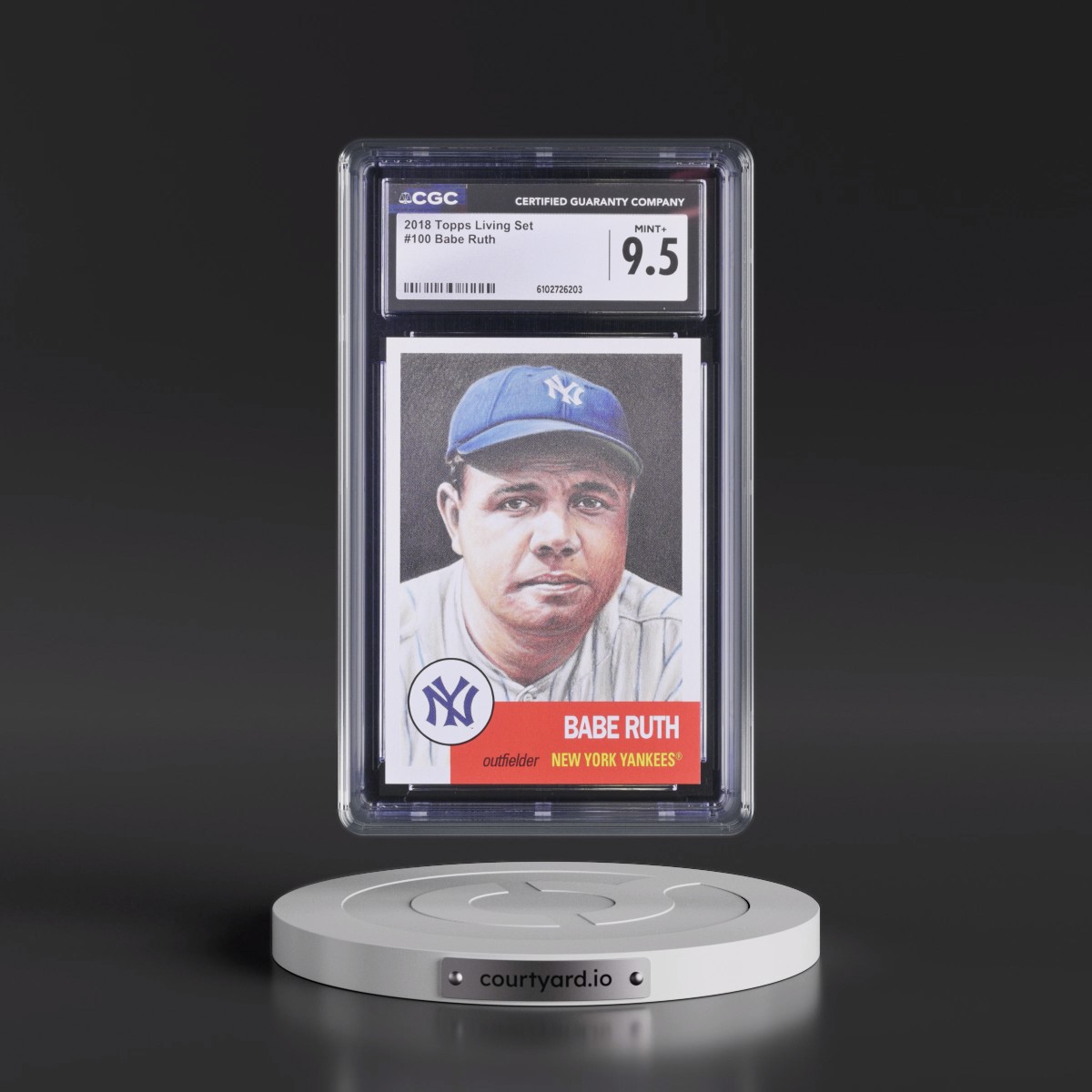 2018 Topps Living #100 Babe Ruth (CGC 9.5 MINT+)