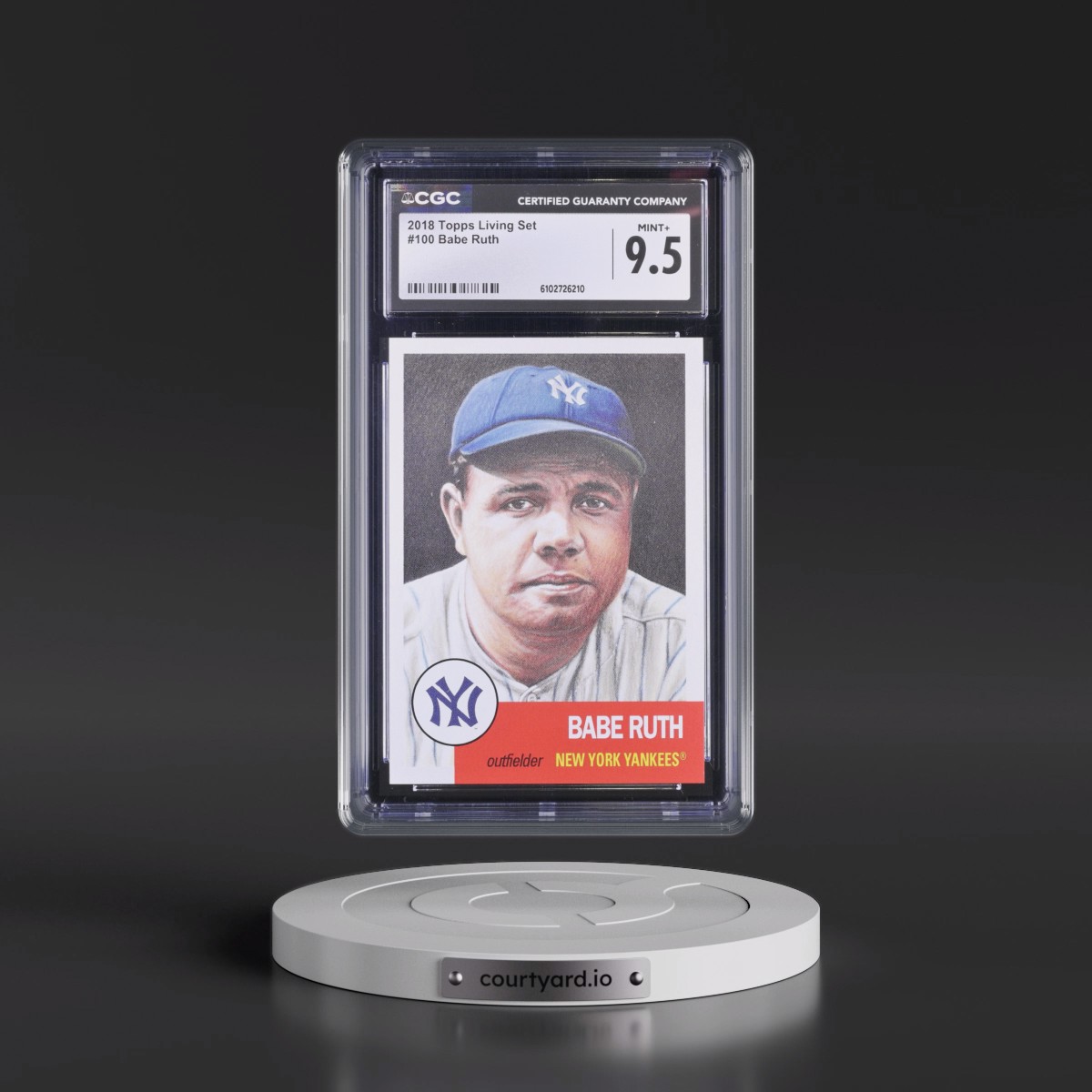 2018 Topps Living #100 Babe Ruth (CGC 9.5 MINT+)