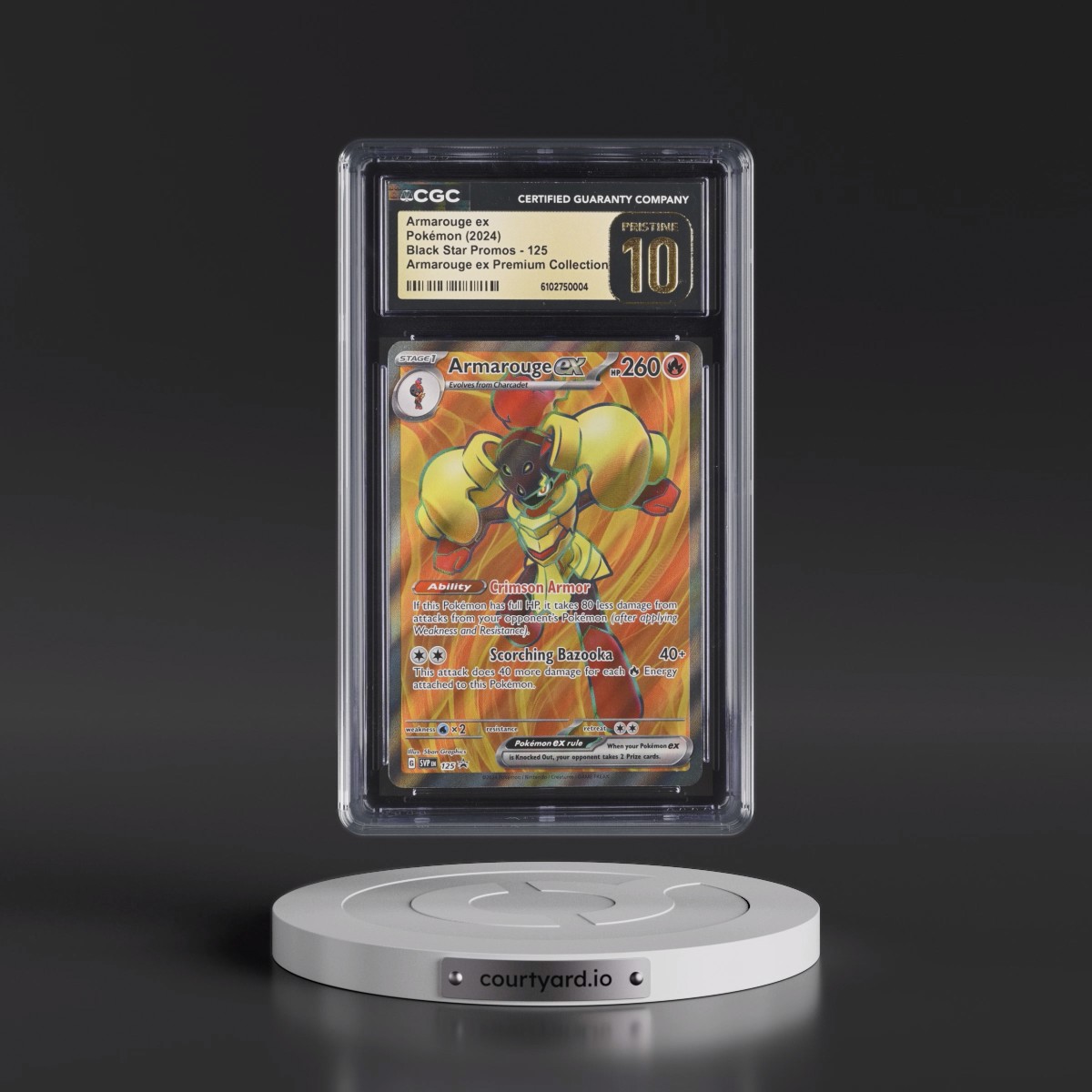 2023 Black Star Promos - Scarlet & Violet SVP EN Armarouge ex - Armarouge ex Premium Collection (Holo) #125 CGC 10
