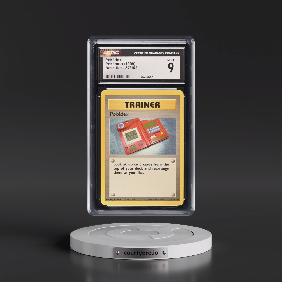 1999 Base Set #87/102 Pokédex (CGC 9 MINT)
