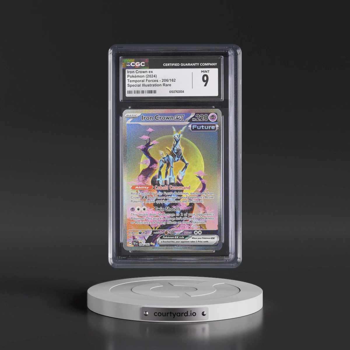 2023 Temporal Forces - TEF EN Iron Crown ex - Special Illustration Rare (Holo) #206/162 CGC 9