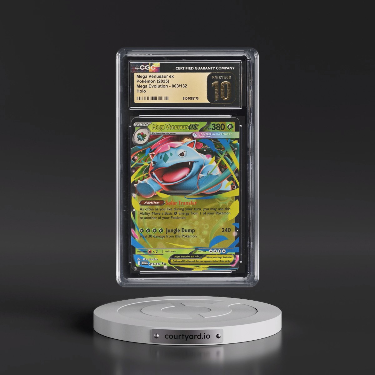 2025 Mega Evolution - MEG EN #003/132 Mega Venusaur ex - Holo (CGC 10 PRISTINE)