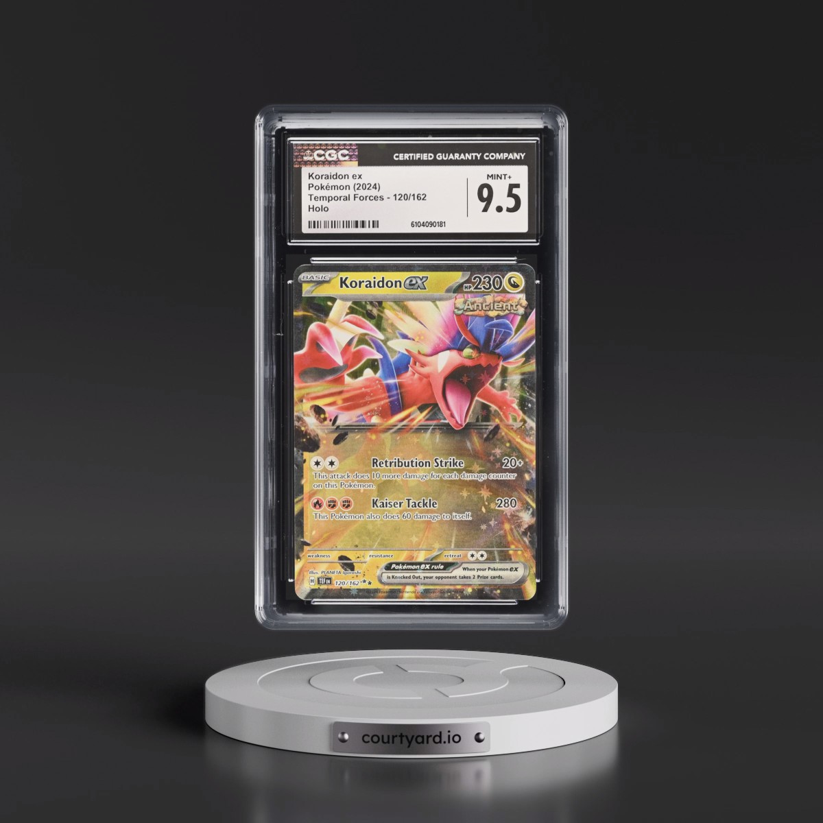2023 Temporal Forces - TEF EN Koraidon ex - Holo #120/162 CGC 9.5