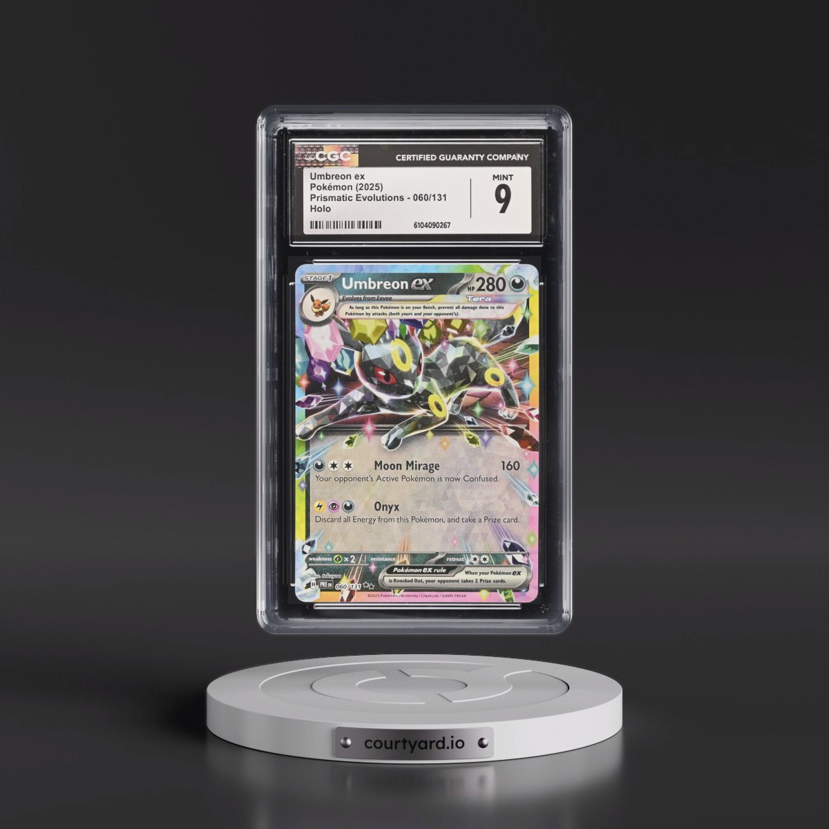 2024 Prismatic Evolutions - PRE EN #060/131 Umbreon ex - Holo (CGC 9 MINT)
