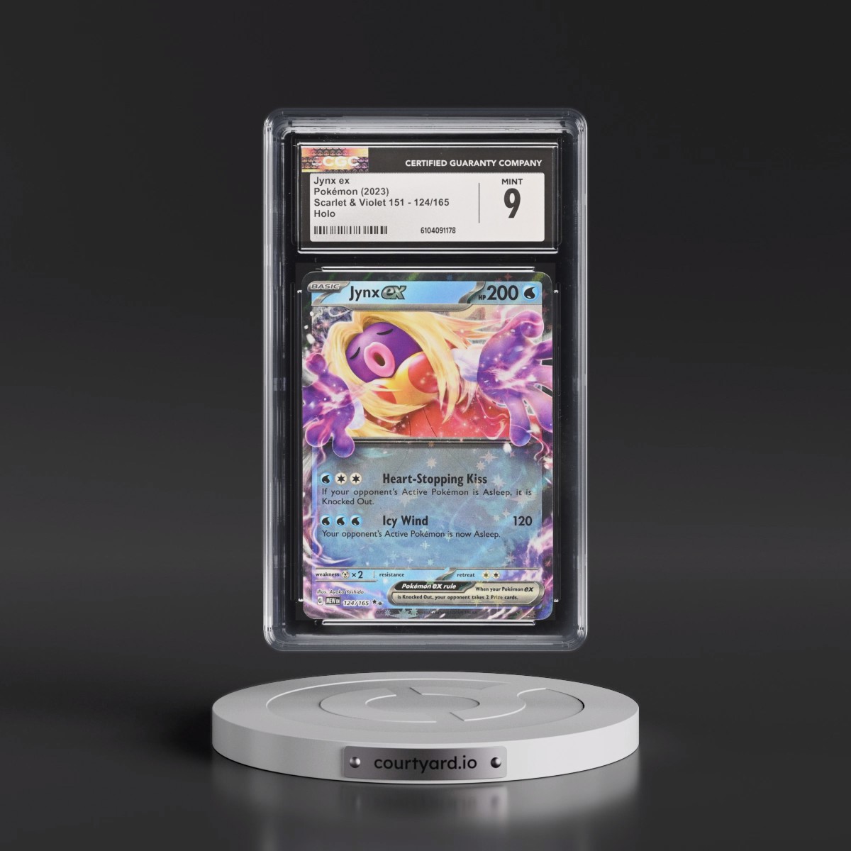 2023 Scarlet & Violet 151 - MEW EN #124/165 Jynx ex - Holo (CGC 9 MINT)
