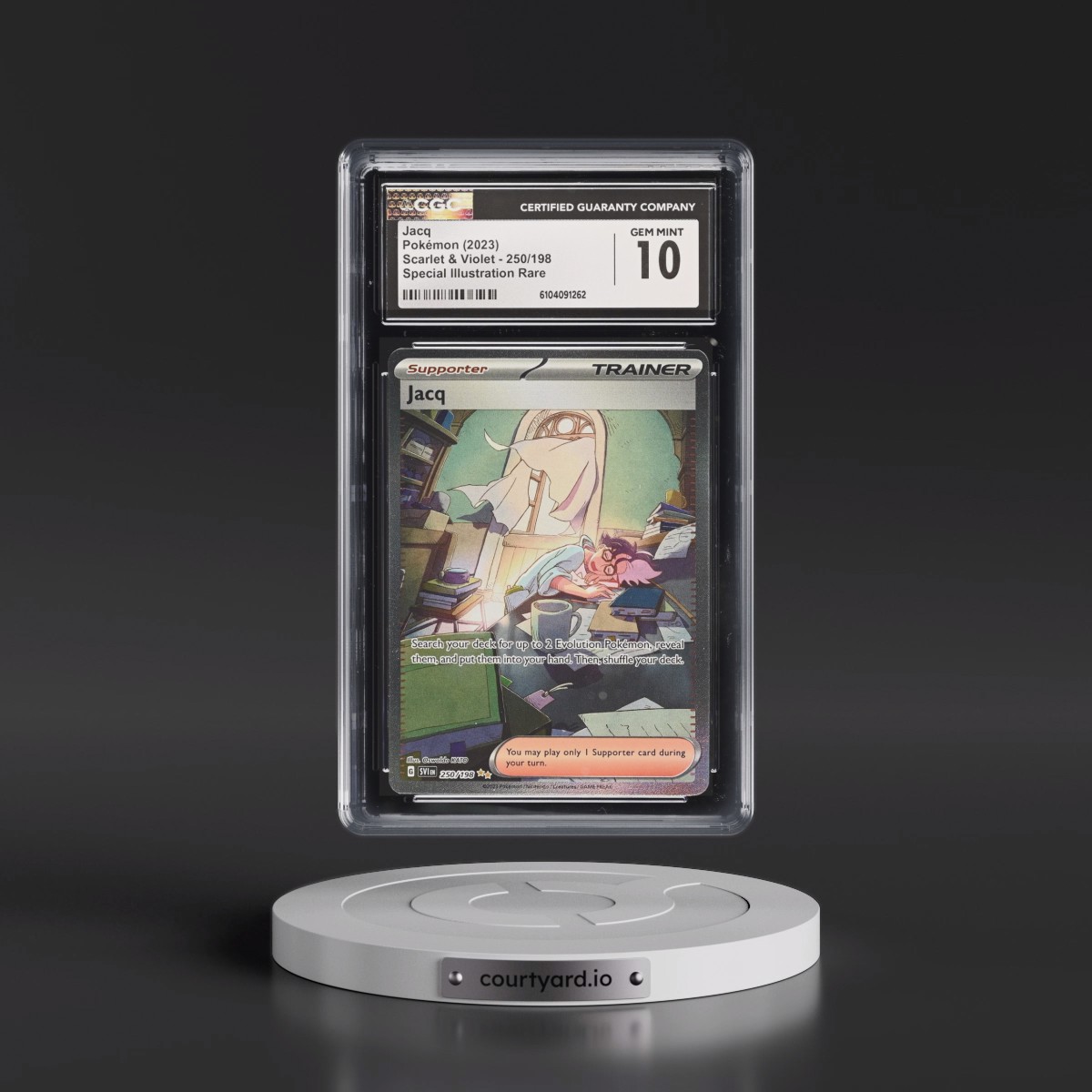 2023 Scarlet & Violet #250/198 Jacq - Special Illustration Rare (CGC 10 GEM MINT)