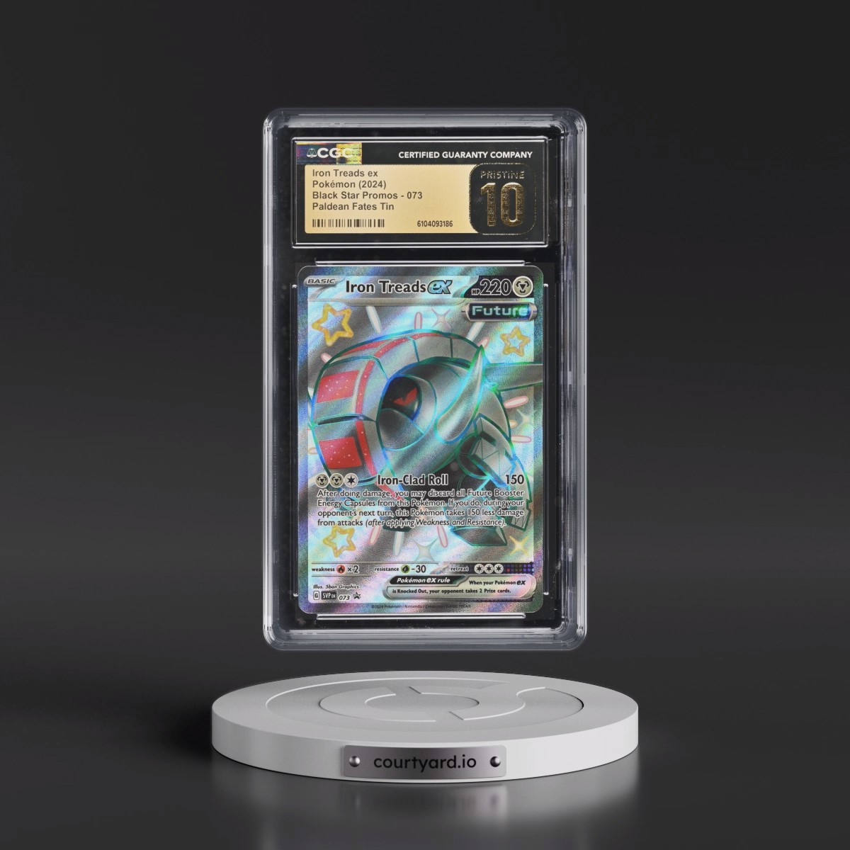 2023 Black Star Promos - Scarlet & Violet SVP EN #073 Iron Treads ex - Paldean Fates Tin (Holo) (CGC 10 PRISTINE)