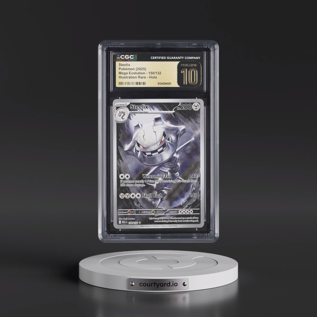 2025 Mega Evolution - MEG EN #150/132 Steelix - Illustration Rare Holo (CGC 10 PRISTINE)
