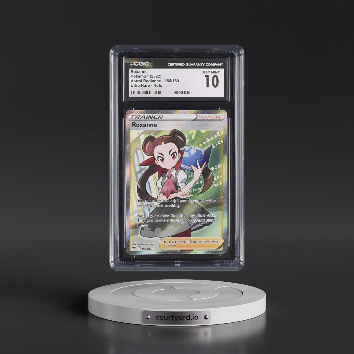Astral Radiance #188/189 Roxanne - Ultra Rare Holo (CGC 10 GEM MINT)