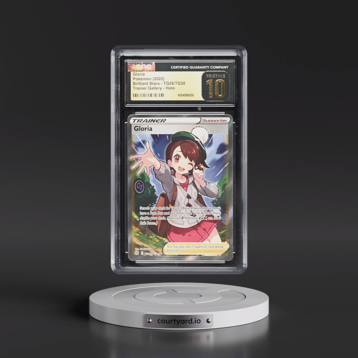 2022 Brilliant Stars #TG26/TG30 Gloria - Trainer Gallery Holo (CGC 10 PRISTINE)