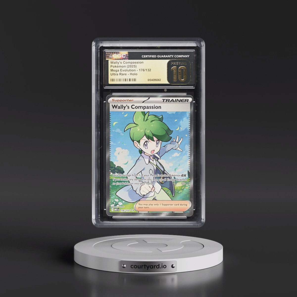 2025 Mega Evolution - MEG EN #176/132 Wally's Compassion - Ultra Rare Holo (CGC 10 PRISTINE)