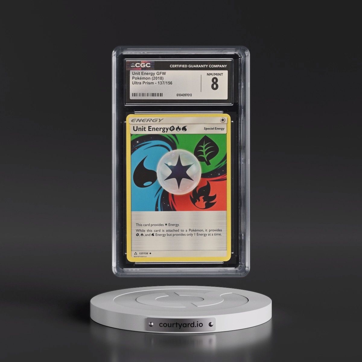 2018 Ultra Prism #137/156 Unit EnergyÂ GFW (CGC 8 NM-MT)
