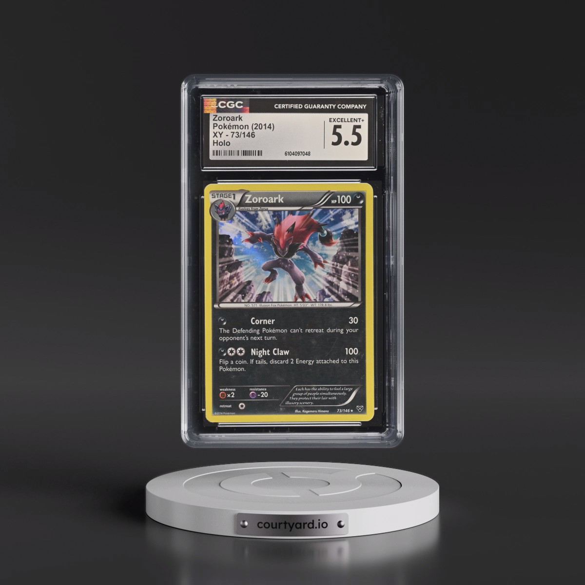 2014 XY #73/146 Zoroark - Holo (CGC 5.5 EX+)