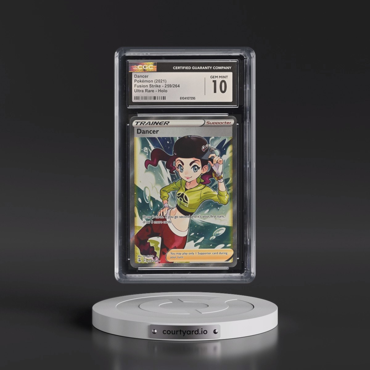 2019 Fusion Strike #259/264 Dancer - Ultra Rare Holo (CGC 10 GEM MINT)