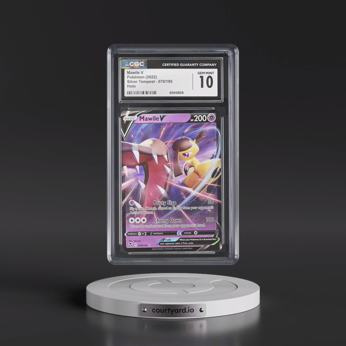 2022 Silver Tempest #070/195 Mawile V - Holo (CGC 10 GEM MINT)