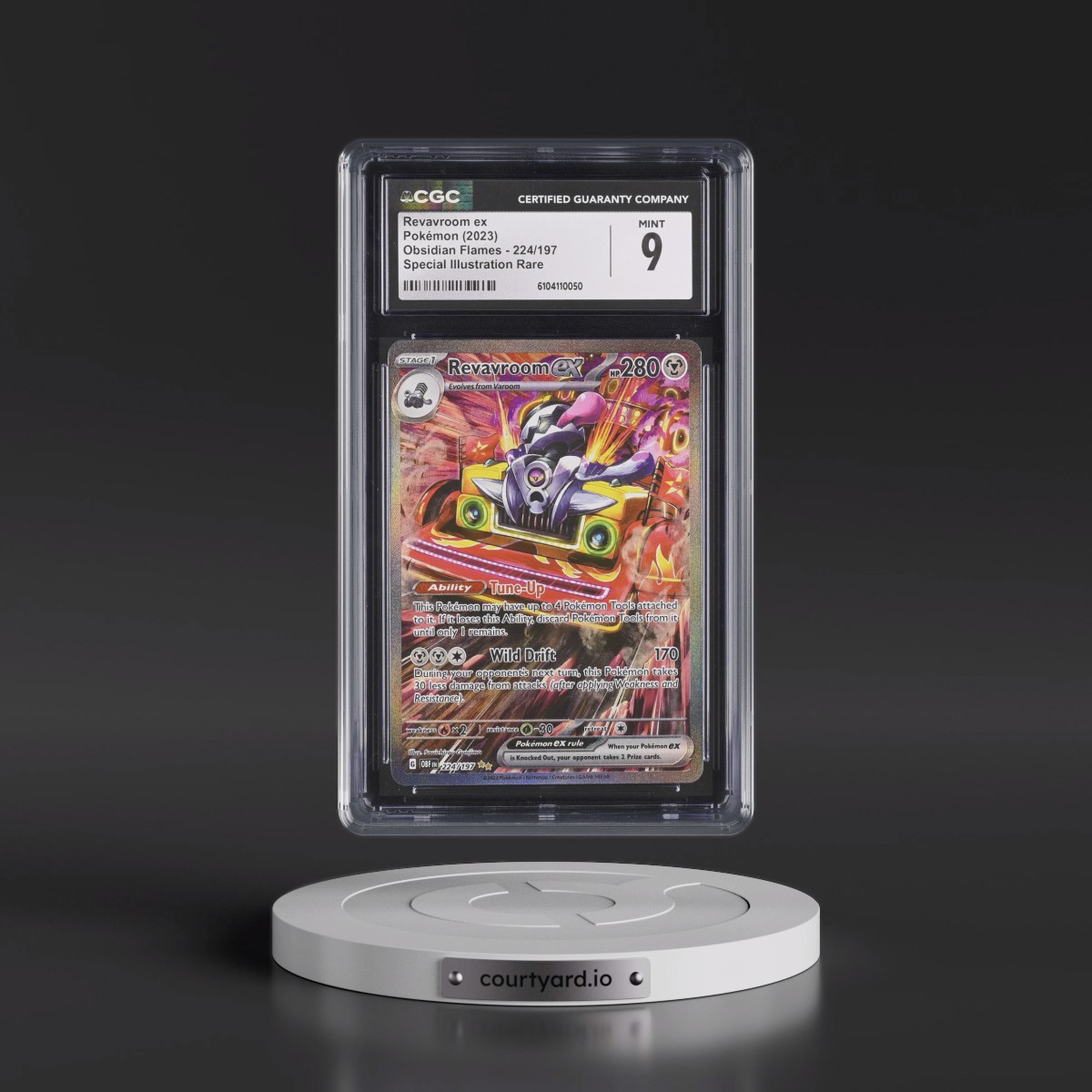 2023 Obsidian Flames - OBF EN #224/197 Revavroom ex - Special Illustration Rare (Holo) (CGC 9 MINT)