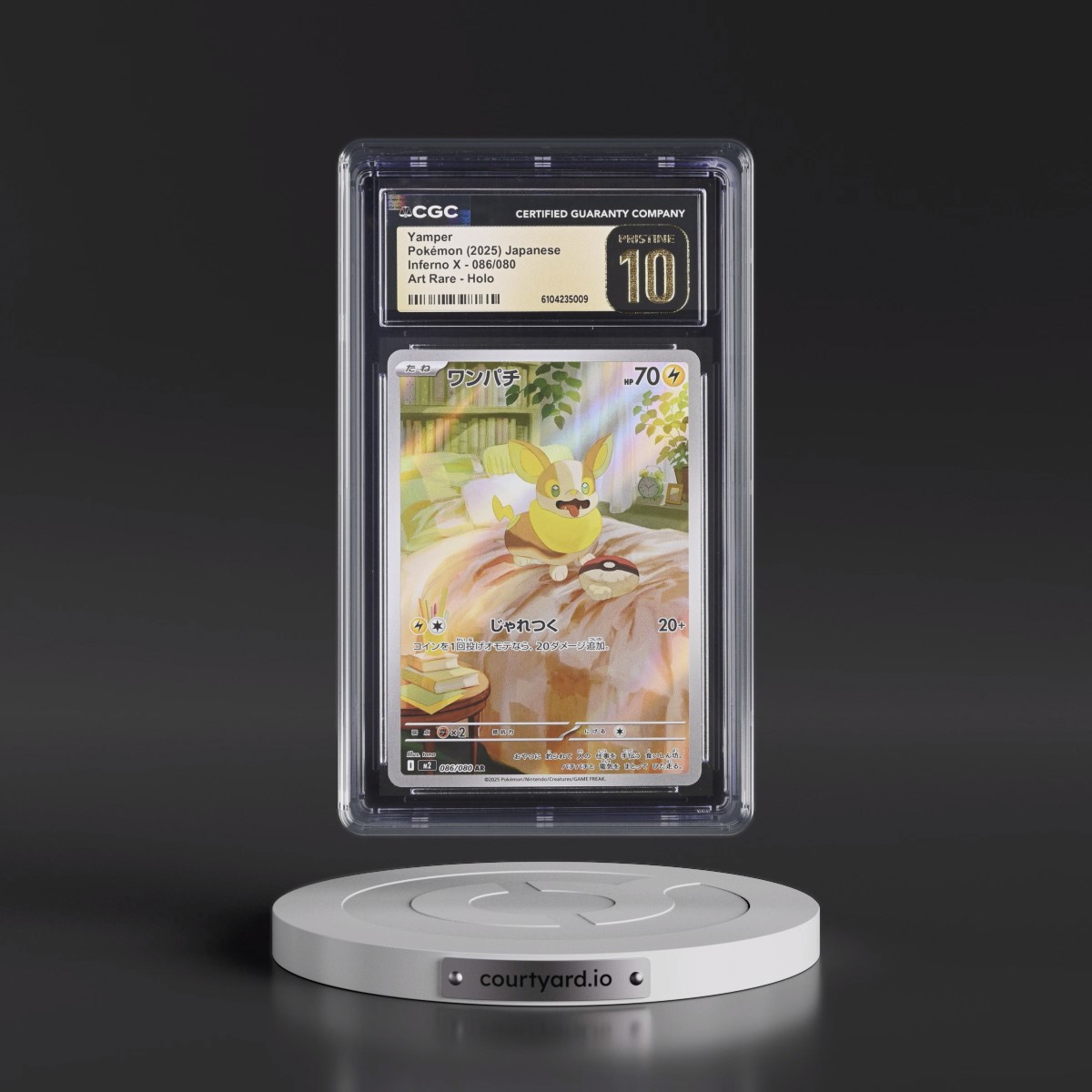 2025 Inferno X - M2 #086/080 Yamper - Art Rare Holo (CGC 10 PRISTINE)