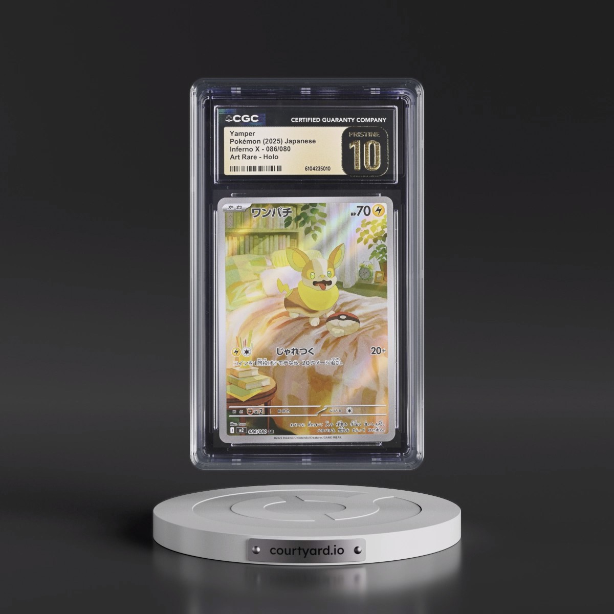 2025 Inferno X - M2 #086/080 Yamper - Art Rare Holo (CGC 10 PRISTINE)