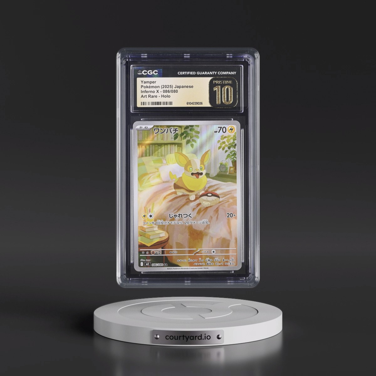 2025 Inferno X - M2 #086/080 Yamper - Art Rare Holo (CGC 10 PRISTINE)