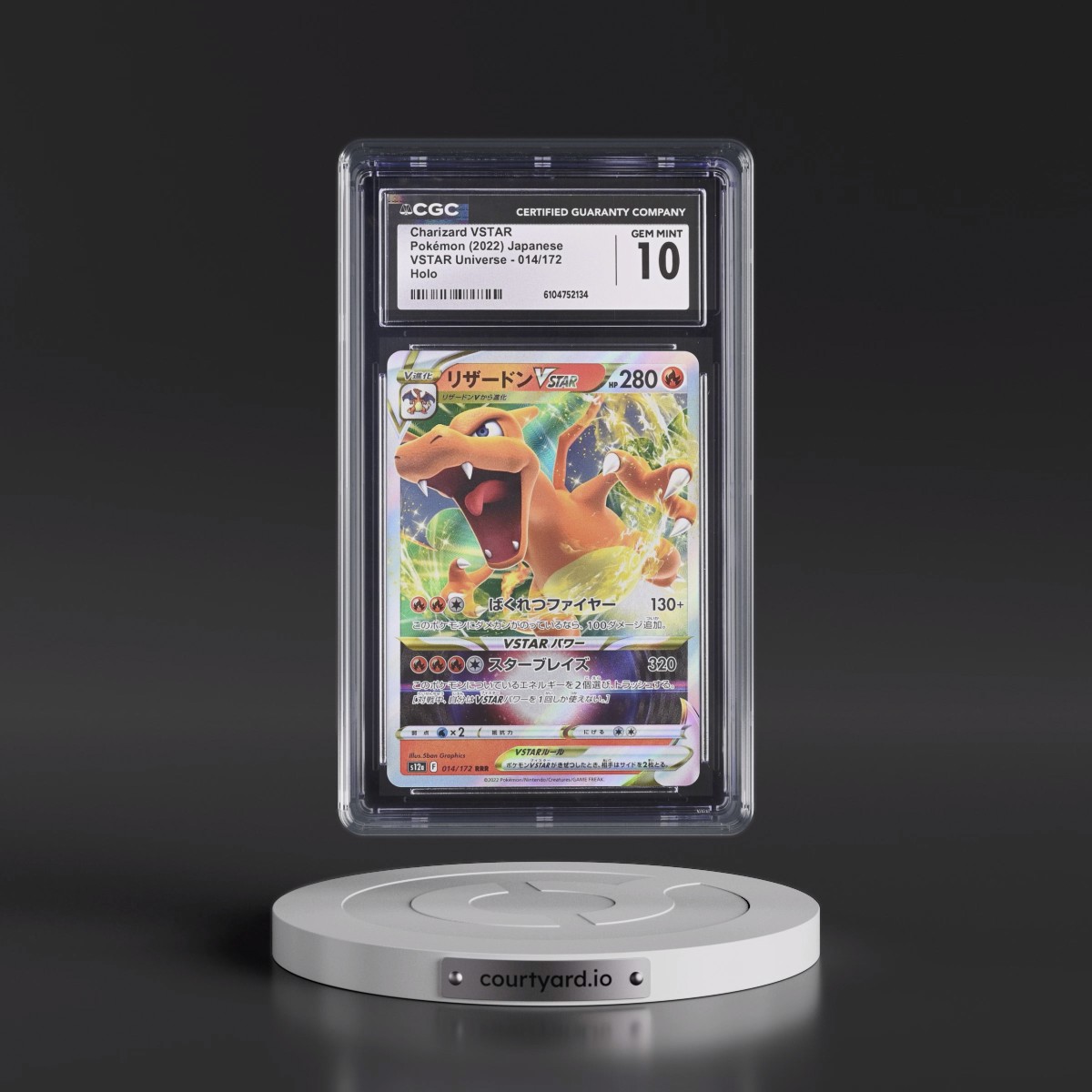 2022 VSTAR Universe #014/172 Charizard VSTAR - Holo (CGC 10 GEM MINT)
