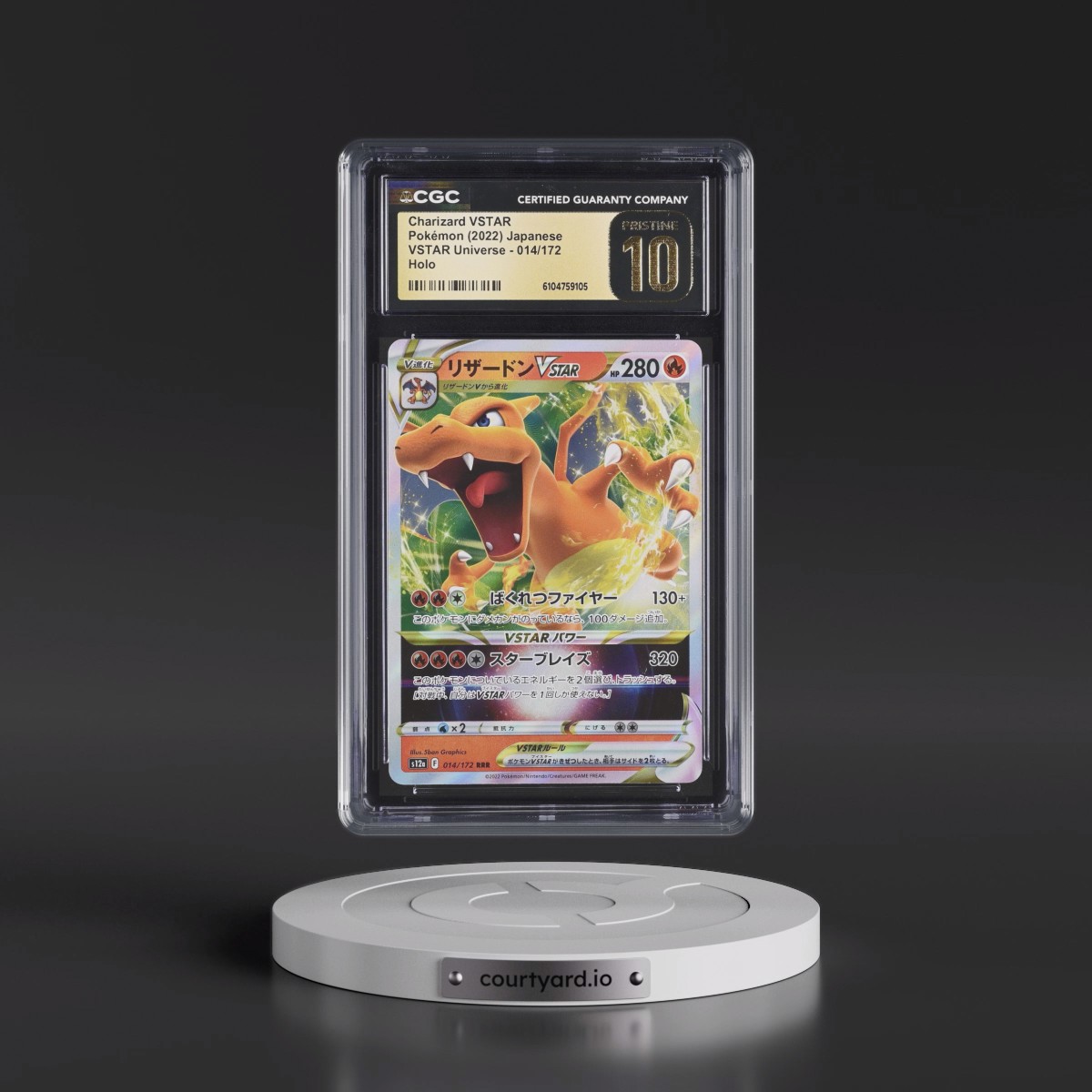 2022 VSTAR Universe #014/172 Charizard VSTAR - Holo (CGC 10 PRISTINE)
