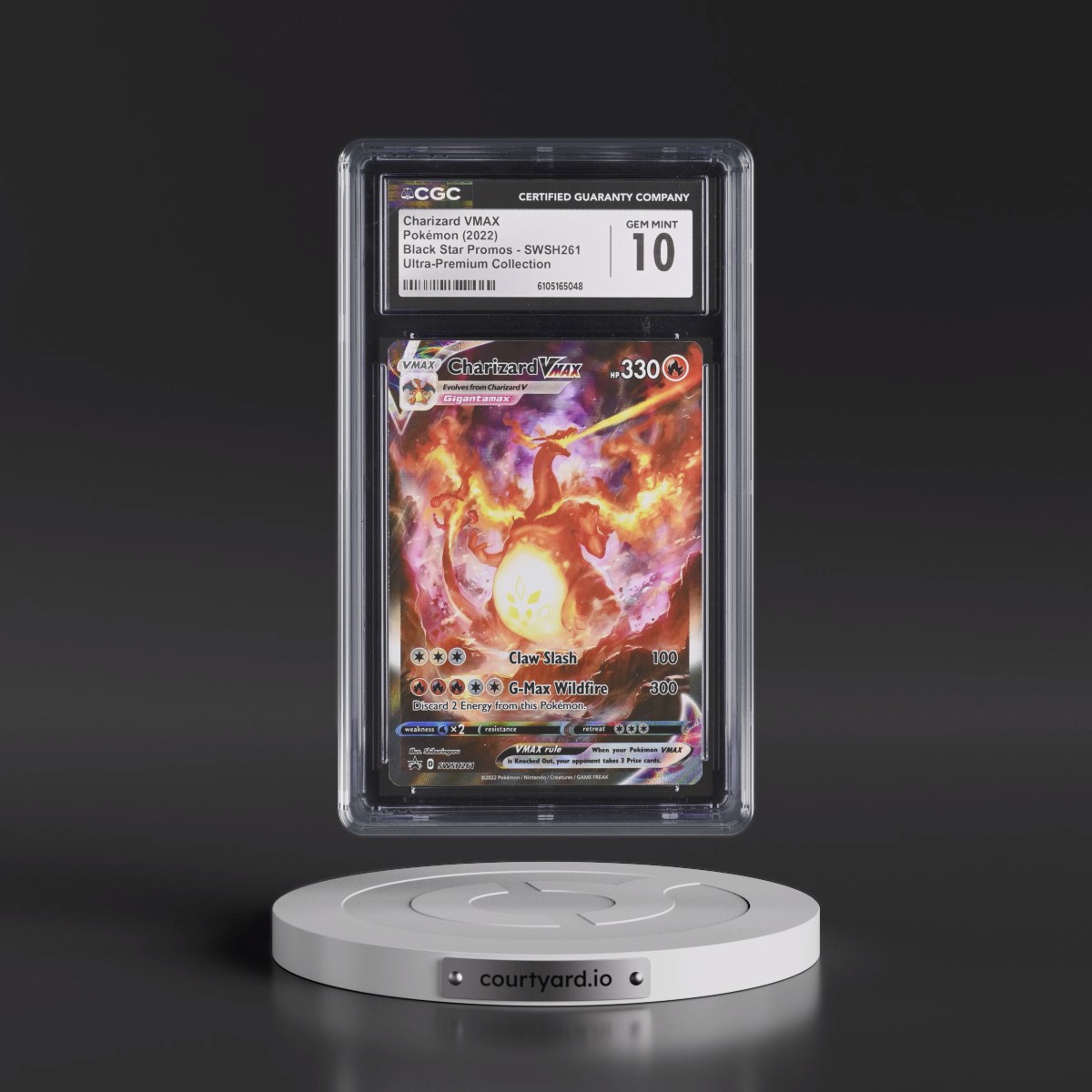2017 Black Star Promos - Sword & Shield #SWSH261 Charizard VMAX - Ultra-Premium Collection (Holo) (CGC 10 GEM MINT)