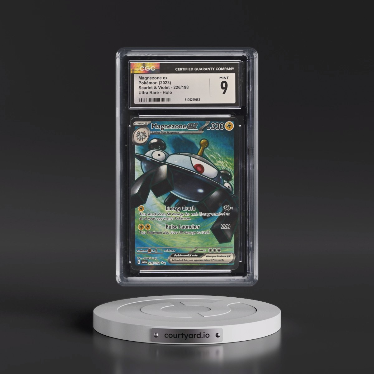 2023 Scarlet & Violet #226/198 Magnezone ex - Ultra Rare Holo (CGC 9 MINT)