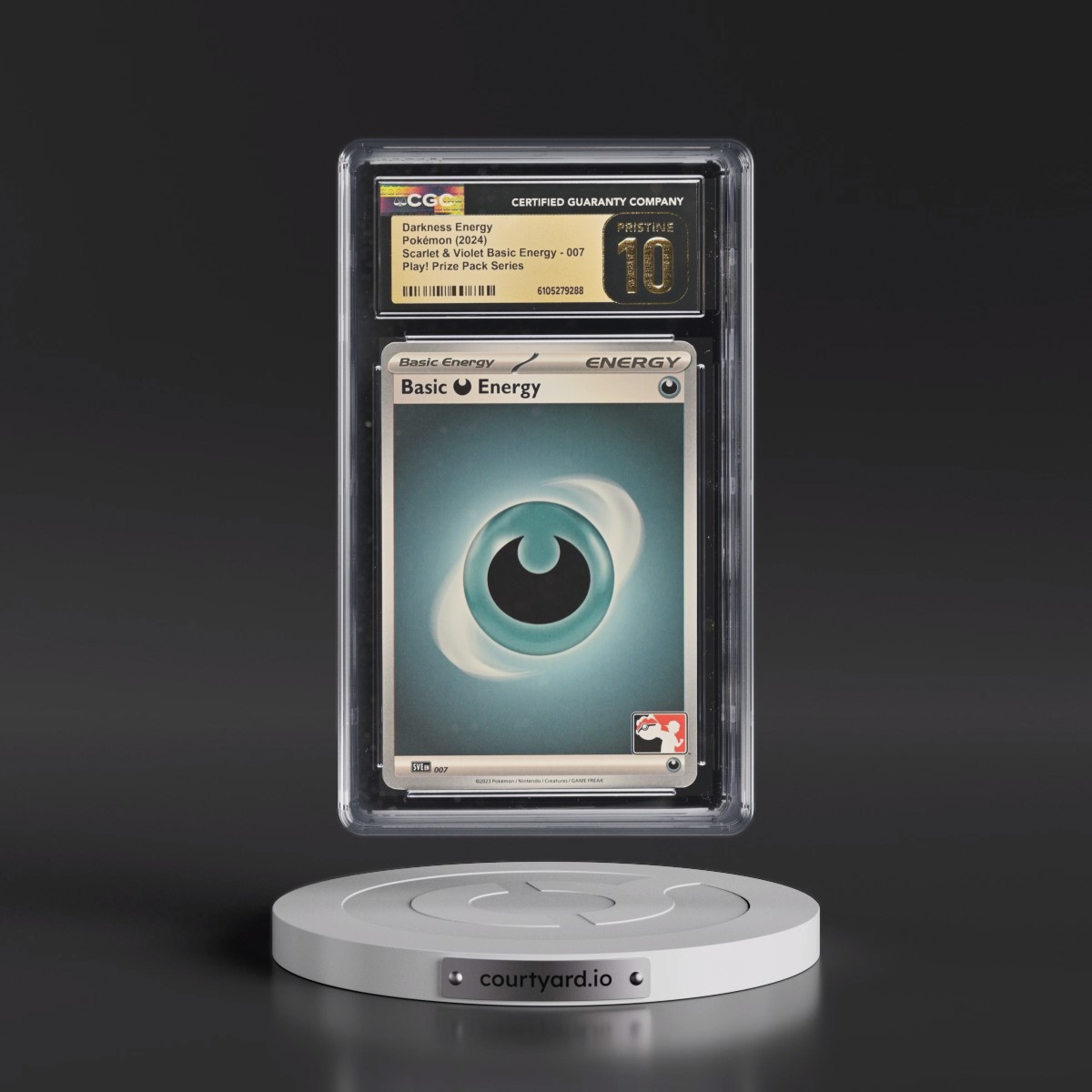 2023 Scarlet & Violet Basic Energy - SVE EN #007 Darkness Energy - Play! Prize Pack Series (Non Holo) (CGC 10 PRISTINE)