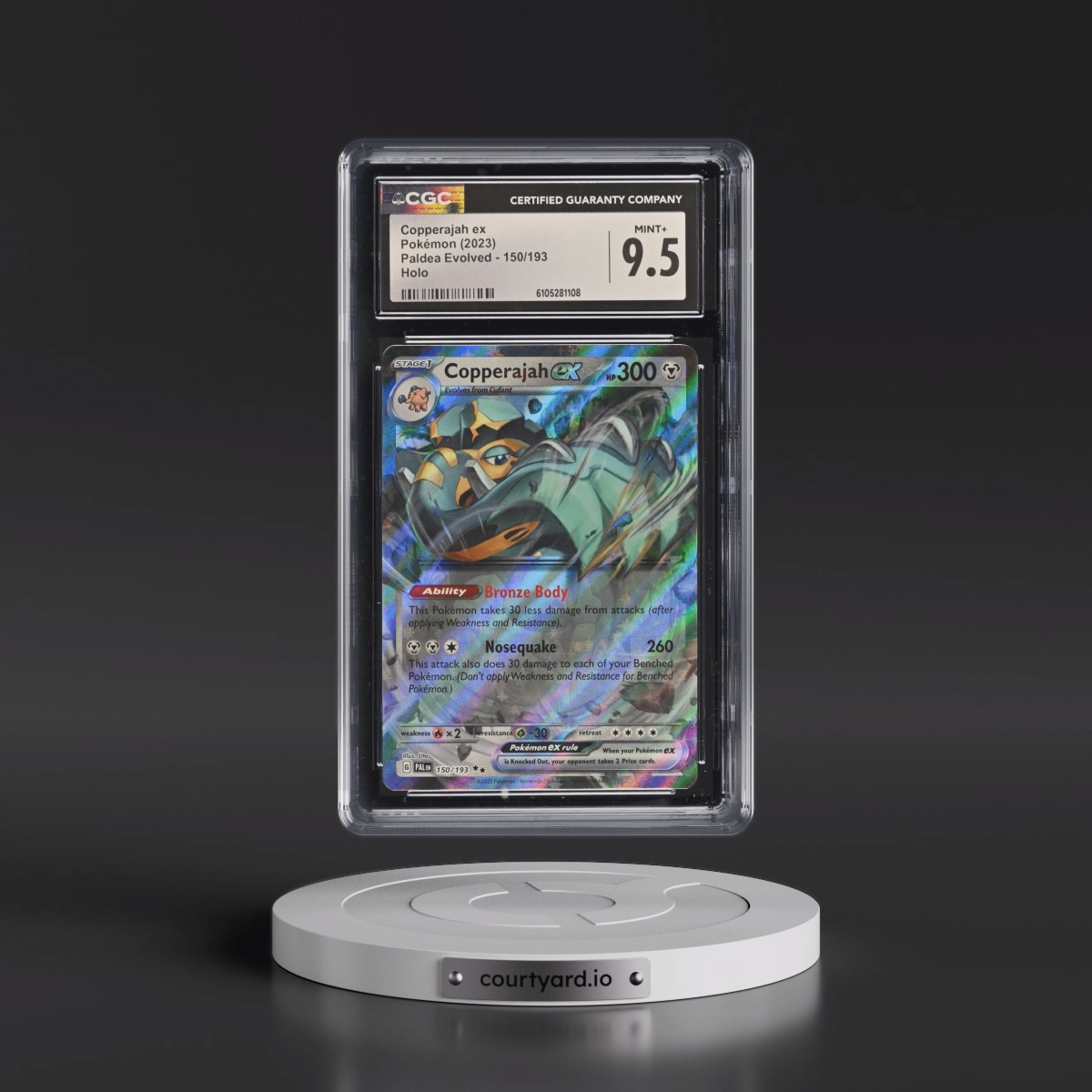 2023 Paldea Evolved - PAL EN #150/193 Copperajah ex - Holo (CGC 9.5 MINT+)