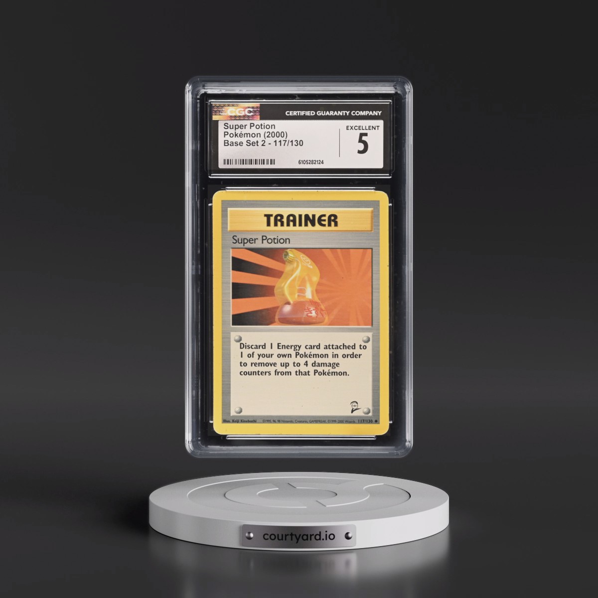 2000 Base Set 2 #117/130 Super Potion (CGC 5 EX)