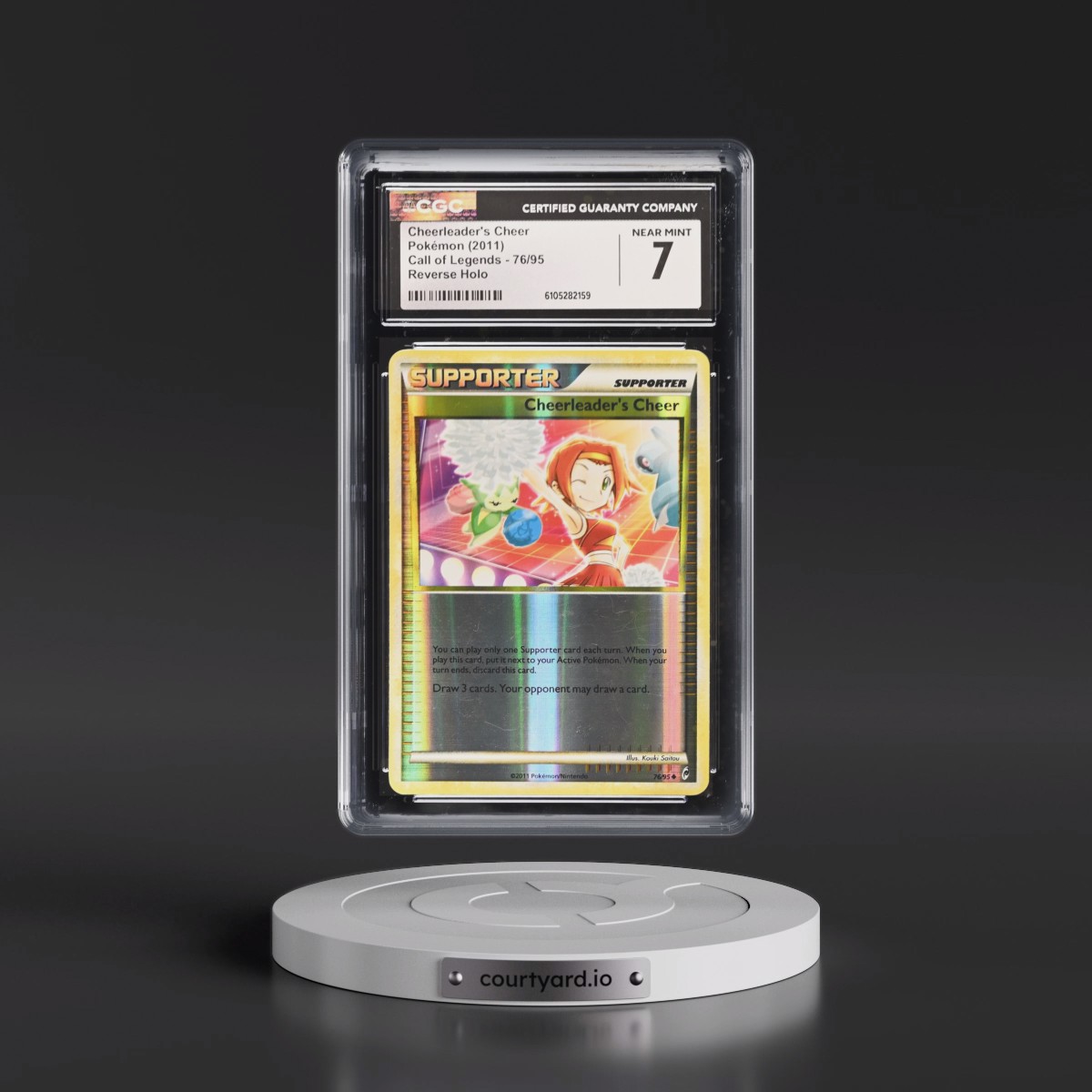 2011 Call of Legends #76/95 Cheerleader's Cheer - Reverse Holo (CGC 7 NM)