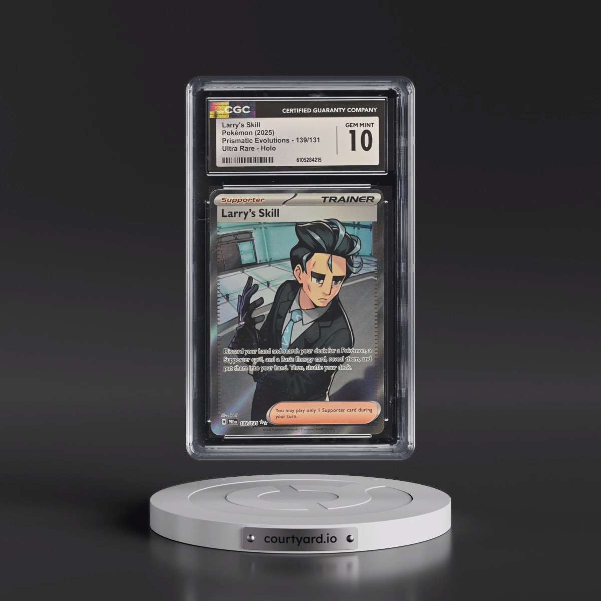 2025 Pokémon Pre EN-Prismatic Evolutions #139 Larry's Skill - Ultra Rare (CGC 10 GEM MINT)