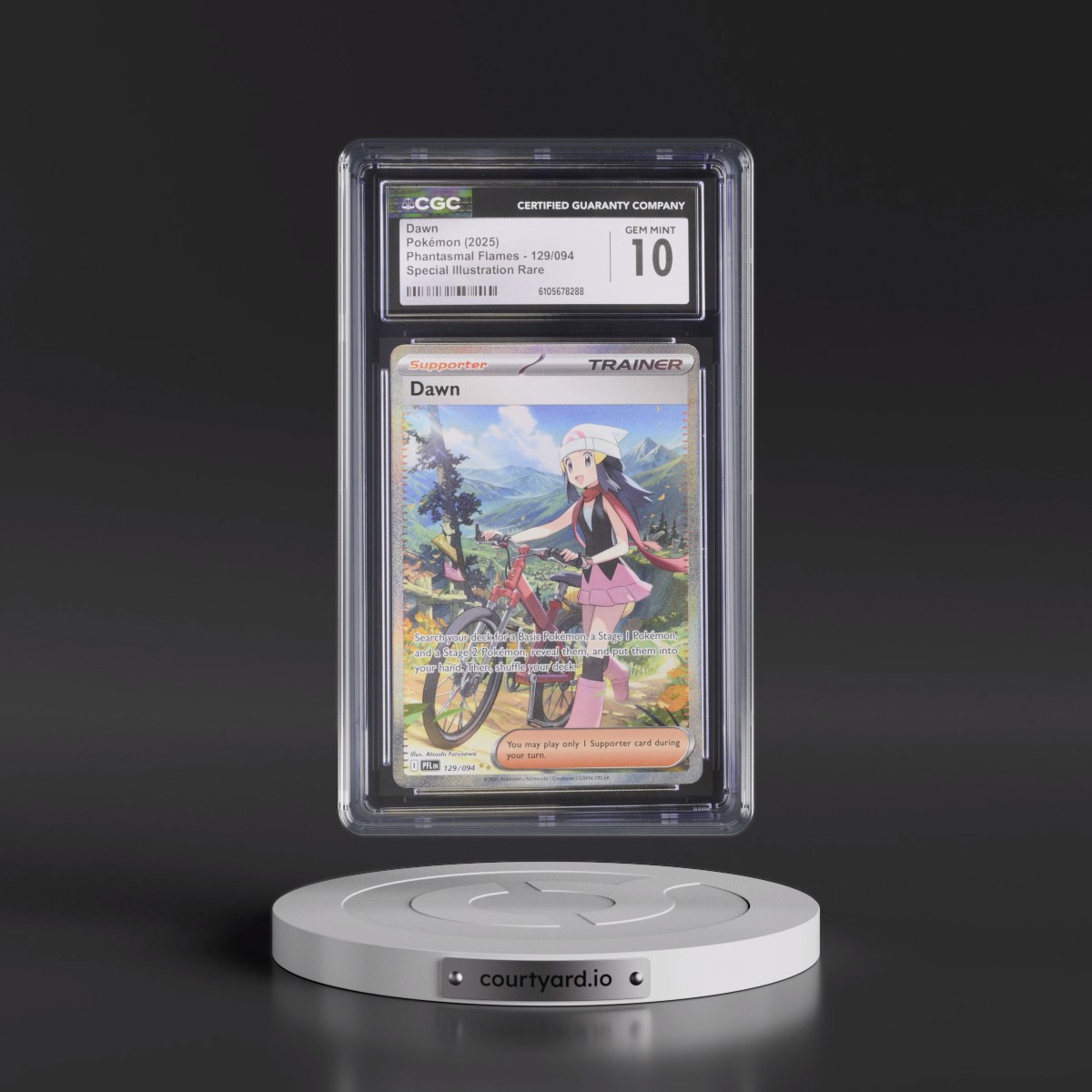 2025 Phantasmal Flames - PFL EN #129/094 Dawn - Special Illustration Rare (Holo) (CGC 10 GEM MINT)