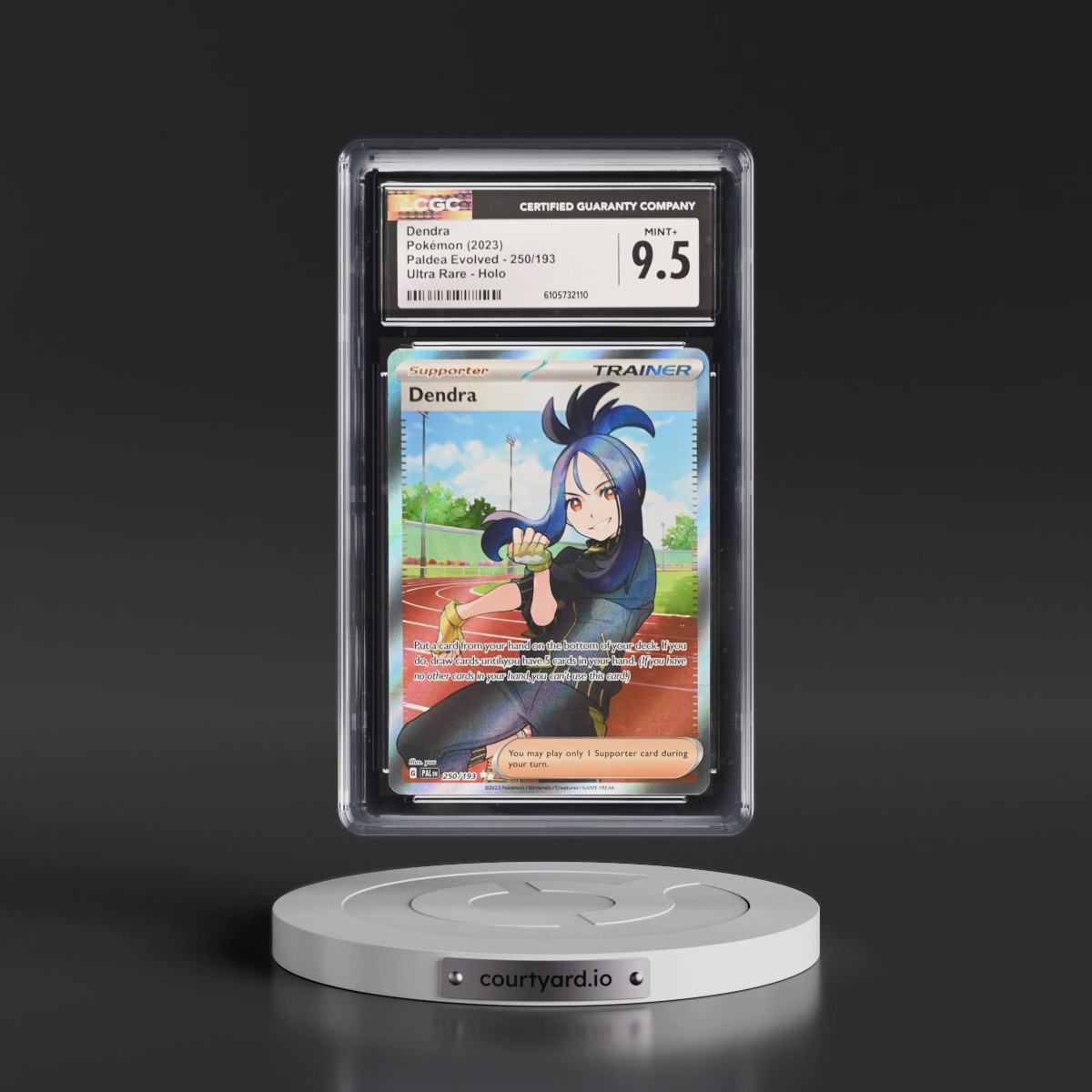 2023 Paldea Evolved - PAL EN #250/193 Dendra - Ultra Rare Holo (CGC 9.5 MINT+)