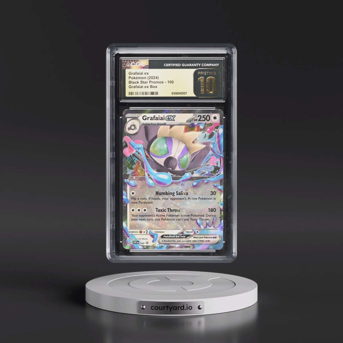 2023 Black Star Promos - Scarlet & Violet SVPEN #100 Grafaiai ex - Grafaiai ex Box (CGC 10 PRISTINE)