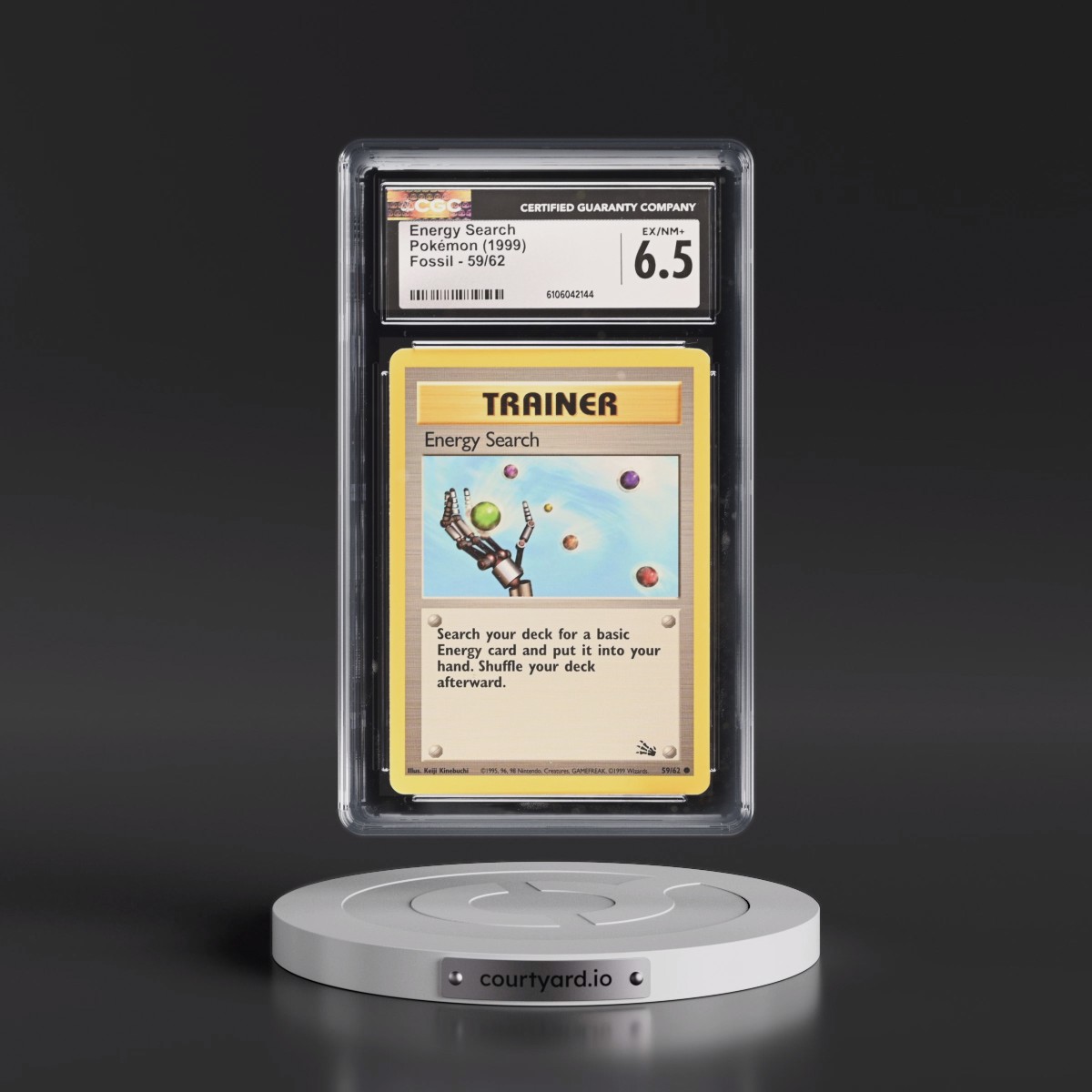1999 Fossil #59/62 Energy Search (CGC 6.5 EX-NM+)
